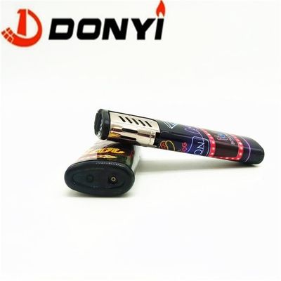 Personnalisation Double feu allumeur Jet Flamme Windproof allumeur gonflable pour les hommes cadeau
