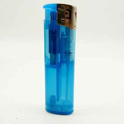 7.77*2.29*1.25 CM Rechargeable multicolore étanche au vent allume-cigare en plastique