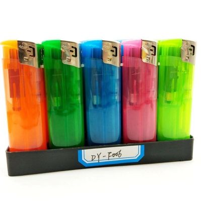 Allumeur de butane en plastique résistant au vent pour les fumeurs de cigarettes et les fabricants OEM