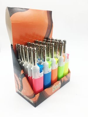 Design Cigaret Candle Picnic allumettes à gaz pour cuisiniers sur demande personnalisée Remplaçable