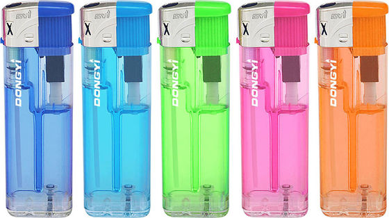 Allumeur électrique en plastique rechargeable de mode avec la norme européenne ISO 9994 et le logo du client