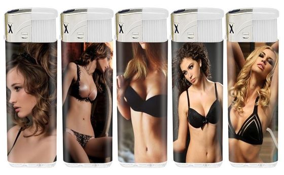 Allumeur électronique jetable en plastique à la torche pour cigarette/cadeau/décoratif