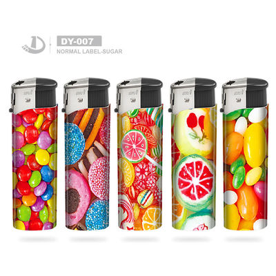Allume-cigare électrique en plastique personnalisé avec résistance aux enfants et couleur solide