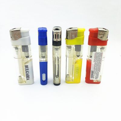 Lumière LED électrique en plastique de couleur transparente rechargeable 8.22*2.49*1.14CM