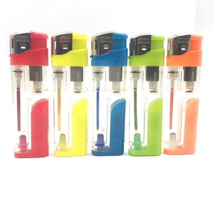Appel d'offres de style électronique de briquet à gaz rechargeable à LED à usage unique US 20/pièce