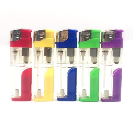 Appel d'offres de style électronique de briquet à gaz rechargeable à LED à usage unique US 20/pièce