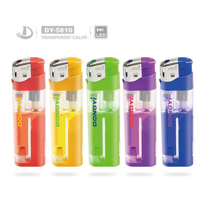 Dy-5810 allume-cigare électronique à LED personnalisé jetable de taille 8,17*2,4*1,14 cm