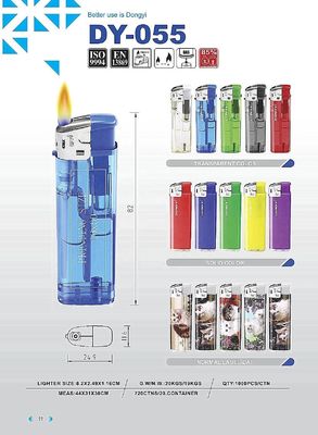 Modèle de briquet électrique certifié ISO9994 N° DY-055 pour un éclairage de bougie sûr et facile