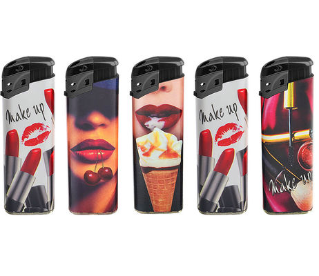 Double jet butane lampe à cigarette à flamme de gaz avec design fantaisie et logo personnalisé