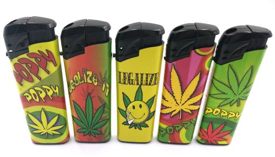 Allume-cigarettes jetable à base de flint pour fumer comme cadeau décoratif 82*24,9*11,6 mm