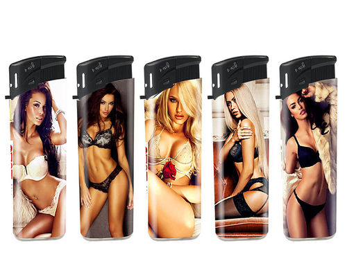 Carton Taille 43*26*27cm allume-cigare en butane en plastique rechargeable DY-075