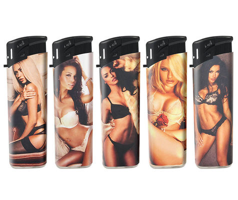 Carton Taille 43*26*27cm allume-cigare en butane en plastique rechargeable DY-075