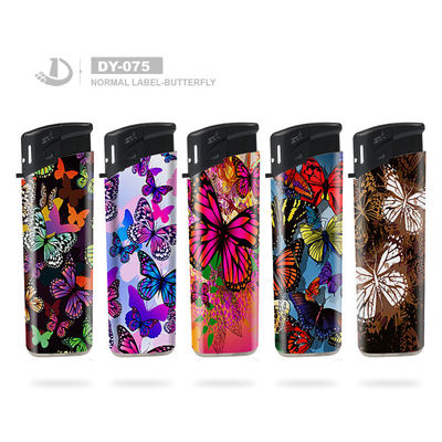 Allume-cigarettes en plastique coloré et stable avec modèle anti-enfants N° DY-075