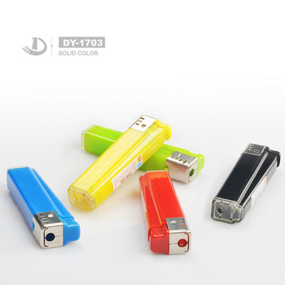 Légers rechargeables jetables Norme de l'UE avec Dy-1703 en plastique de briquet