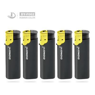 DY-F002 Cadeau avec lampe de poche pour homme allume-cigarettes électroniques en plastique résistant au vent jetable