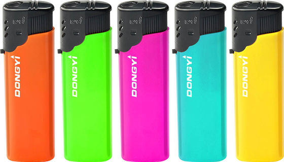 DY-F002 Cadeau avec lampe de poche pour homme allume-cigarettes électroniques en plastique résistant au vent jetable