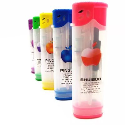 Guizhou électronique en plastique jetable allume-cigare étanche à vent avec lampe de poche 7,85 * 2,36 * 1,38 cm