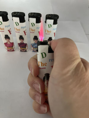 7.94*1.96*1.12 CM Torche Logo personnalisé allume-feu de poche pour allume-feu à gaz au butane électrique
