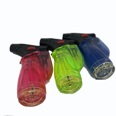 Logo personnalisé allume-cigare Pistolet honnête lampe de poche en métal Fumer des allume-cigares pour le luxe