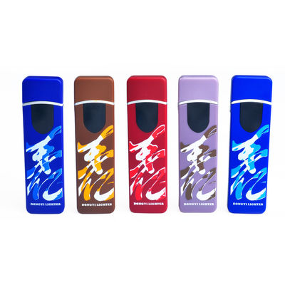 L'empreinte digitale activée USB allumeur rechargeable USB01 Logo personnalisé 8,2*2,3*0,95 cm