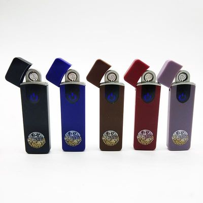L'empreinte digitale activée USB allumeur rechargeable USB01 Logo personnalisé 8,2*2,3*0,95 cm