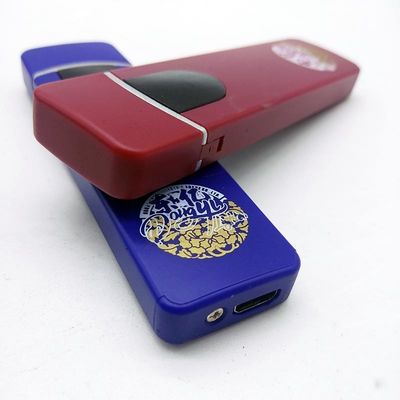 L'empreinte digitale activée USB allumeur rechargeable USB01 Logo personnalisé 8,2*2,3*0,95 cm