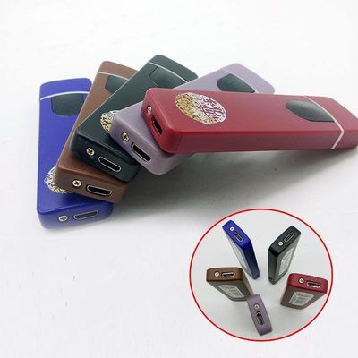 Plastique rechargeable étanche au vent allumeur de lampe de poche électrique jetable
