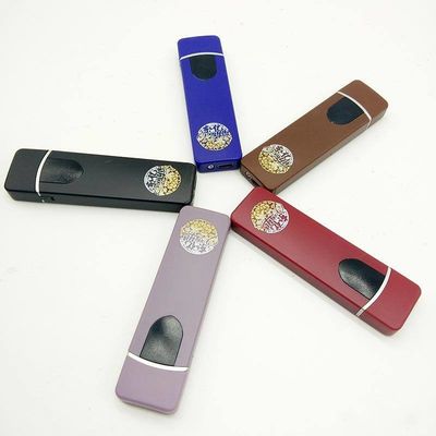 Plastique rechargeable étanche au vent allumeur de lampe de poche électrique jetable