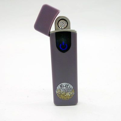 Plastique rechargeable étanche au vent allumeur de lampe de poche électrique jetable